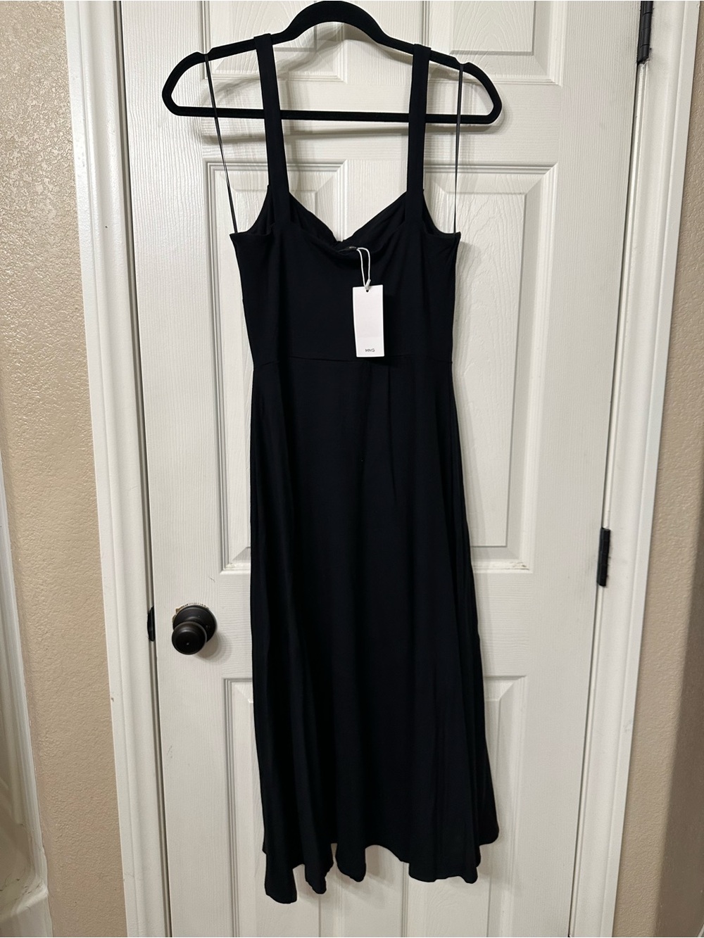 Mango Strappy Midi Dress